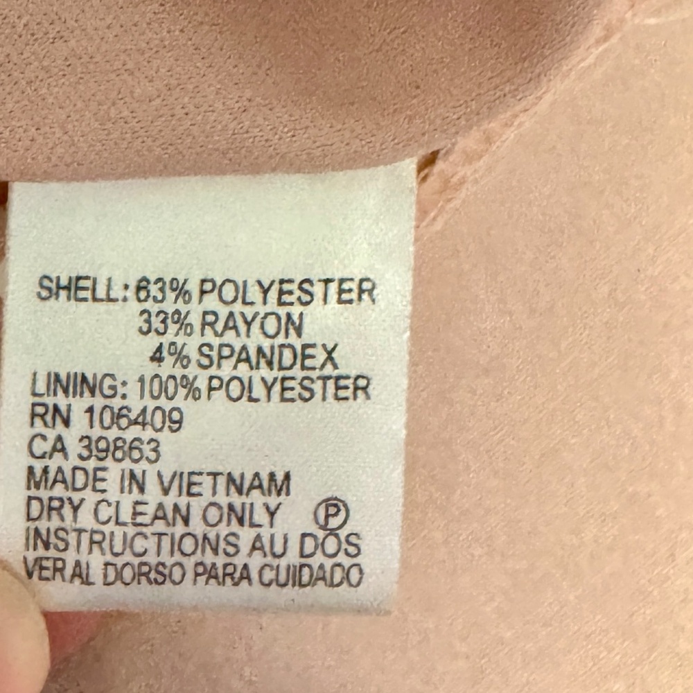 Tahari by ASL Blush Pink Sheath Dress w/Pocket, Size 6 Petite - Picture 11 of 13